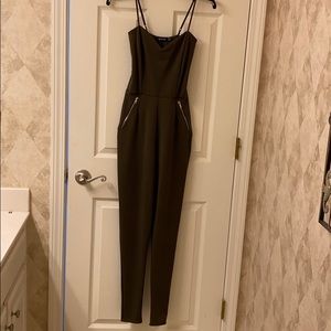 Heart neckline jumpsuit